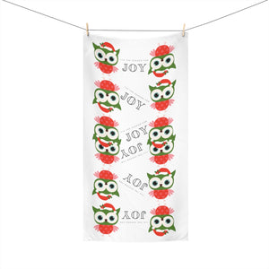 Holiday Owl Standard Towel