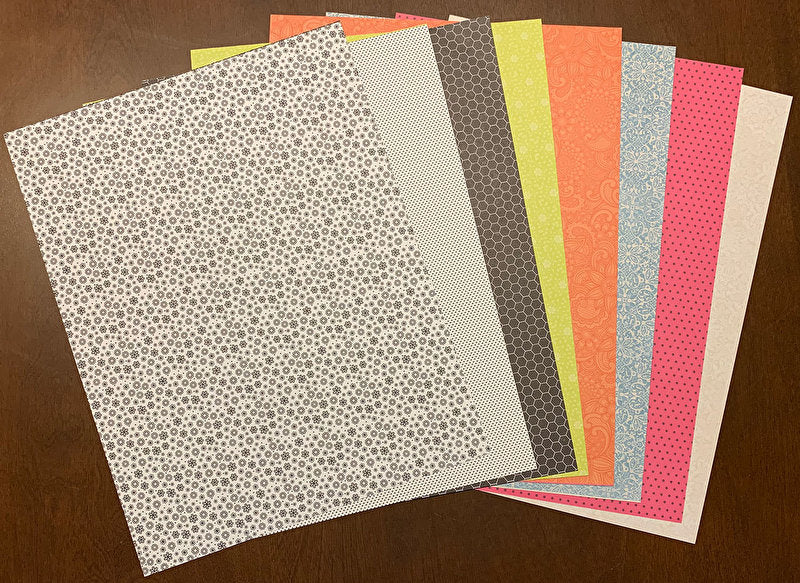 BLACK/WHITE & COLORS TOO! PAPER PACK, 8.5