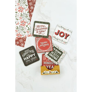 Echo Park Paper Company Salutations Christmas 6x6 Pad Paper, Multi