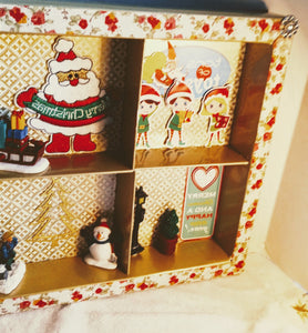 Four Scene Christmas Shadow Box
