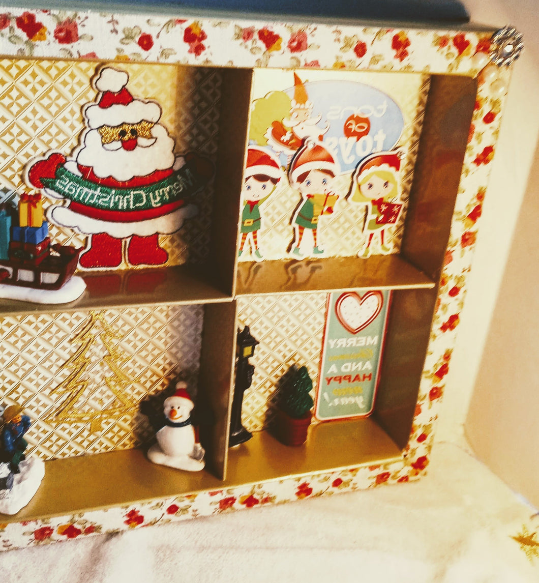 Four Scene Christmas Shadow Box