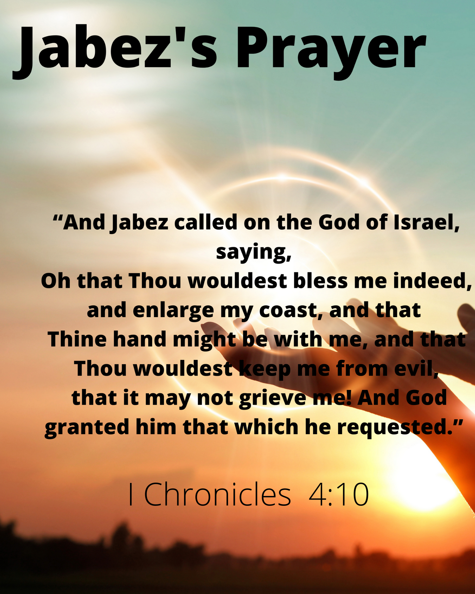 Jabez's Prayer