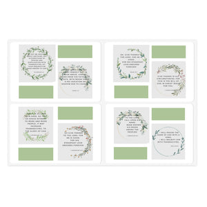Give Thanks Motivational Sticker Sheets