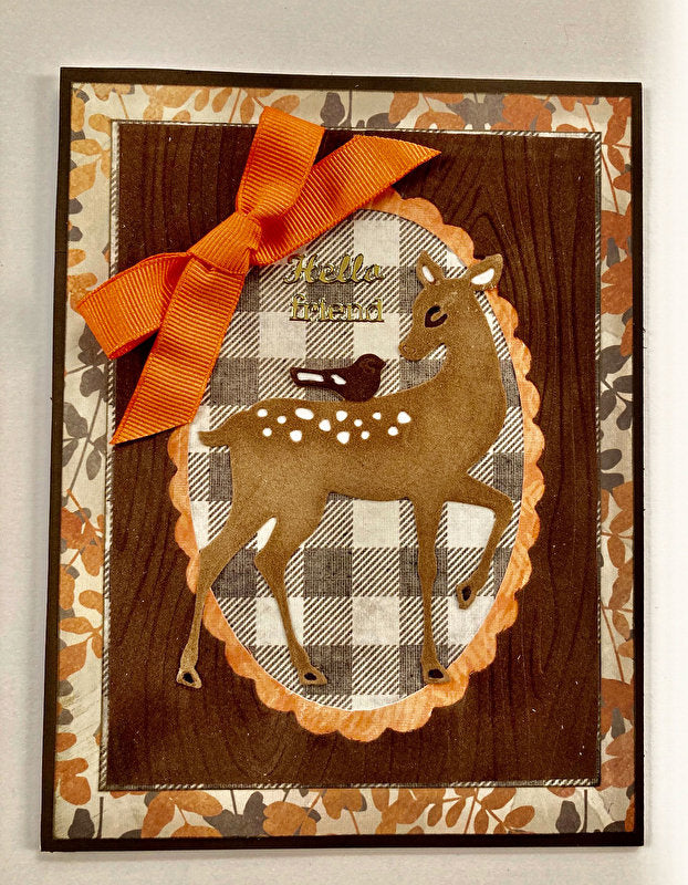 Hot Off the Press Wood Texture Embossing Folder
