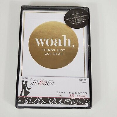 His & Hers Studio Save the Date Cards - 