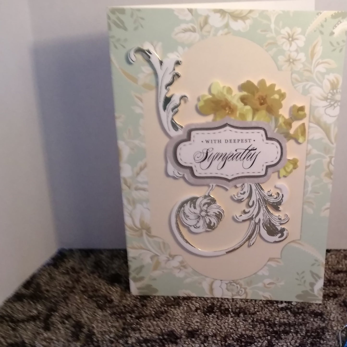 Deep Sympathy Card - Sanspec Collection