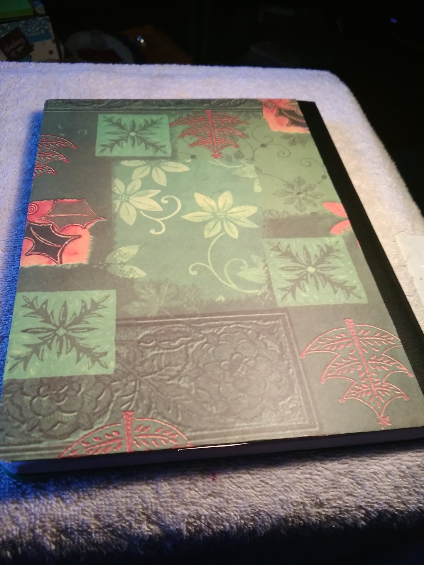 Composition Notebook Altered Season's Greeting