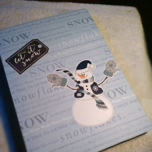 Composition Notebook Altered Let it Snow