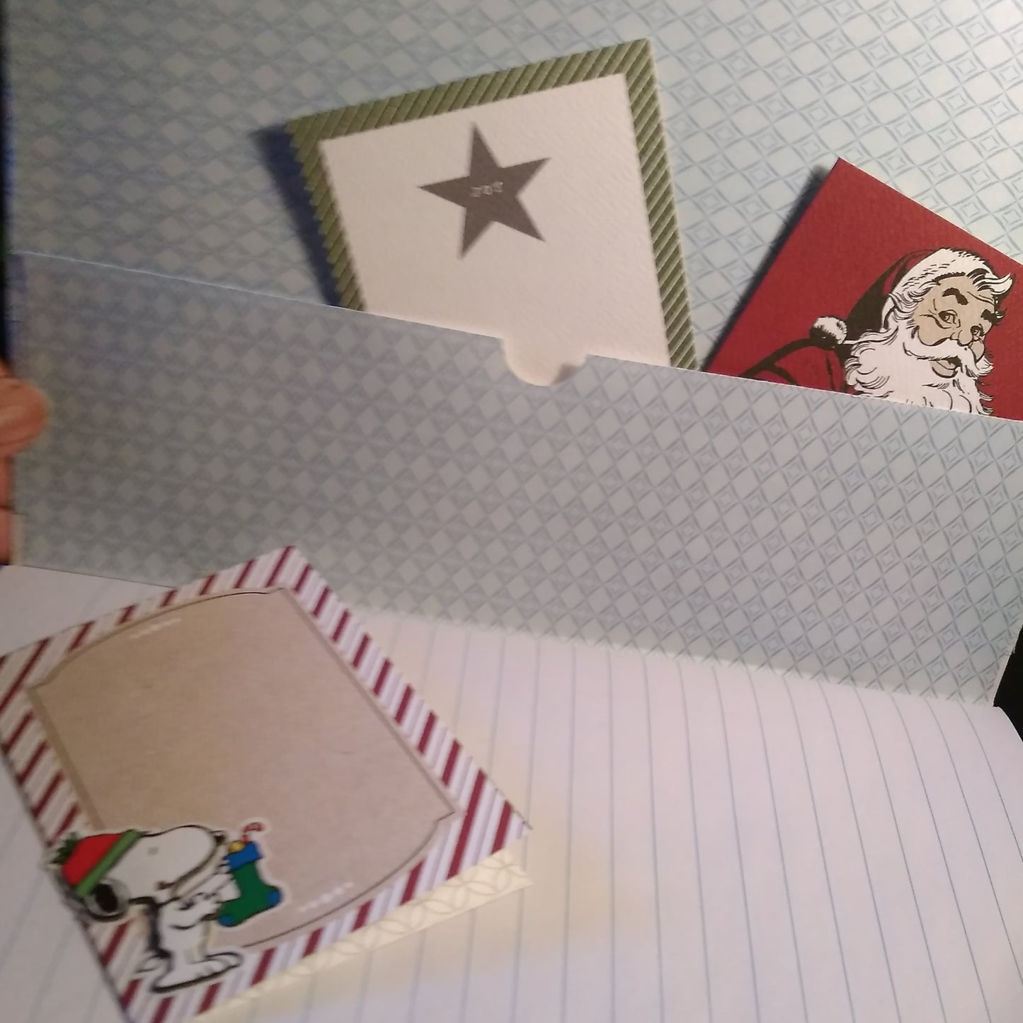 Composition Notebook  Altered Snoopy's Merry Christmas