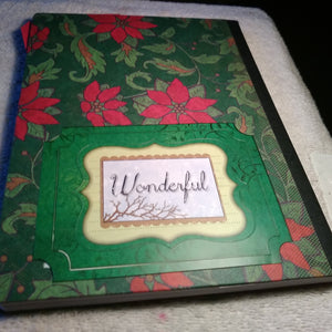 Composition Notebook Altered Merry and Bright