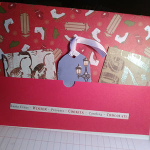 Composition Notebook Altered Let's Go Sledding