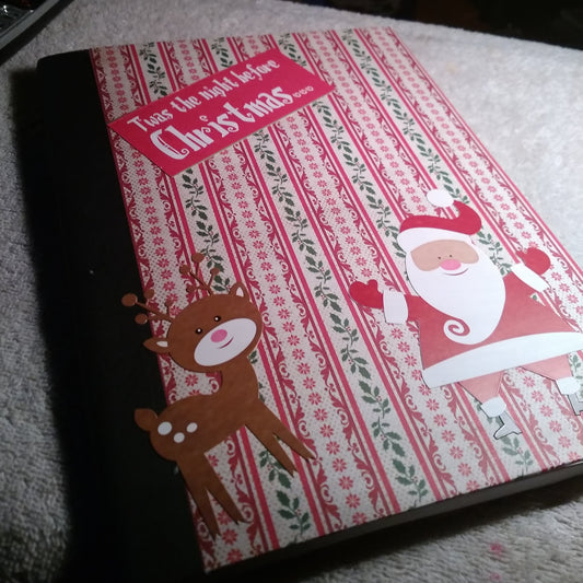 Composition Notebook Altered 'Twas the Night Before Christmas