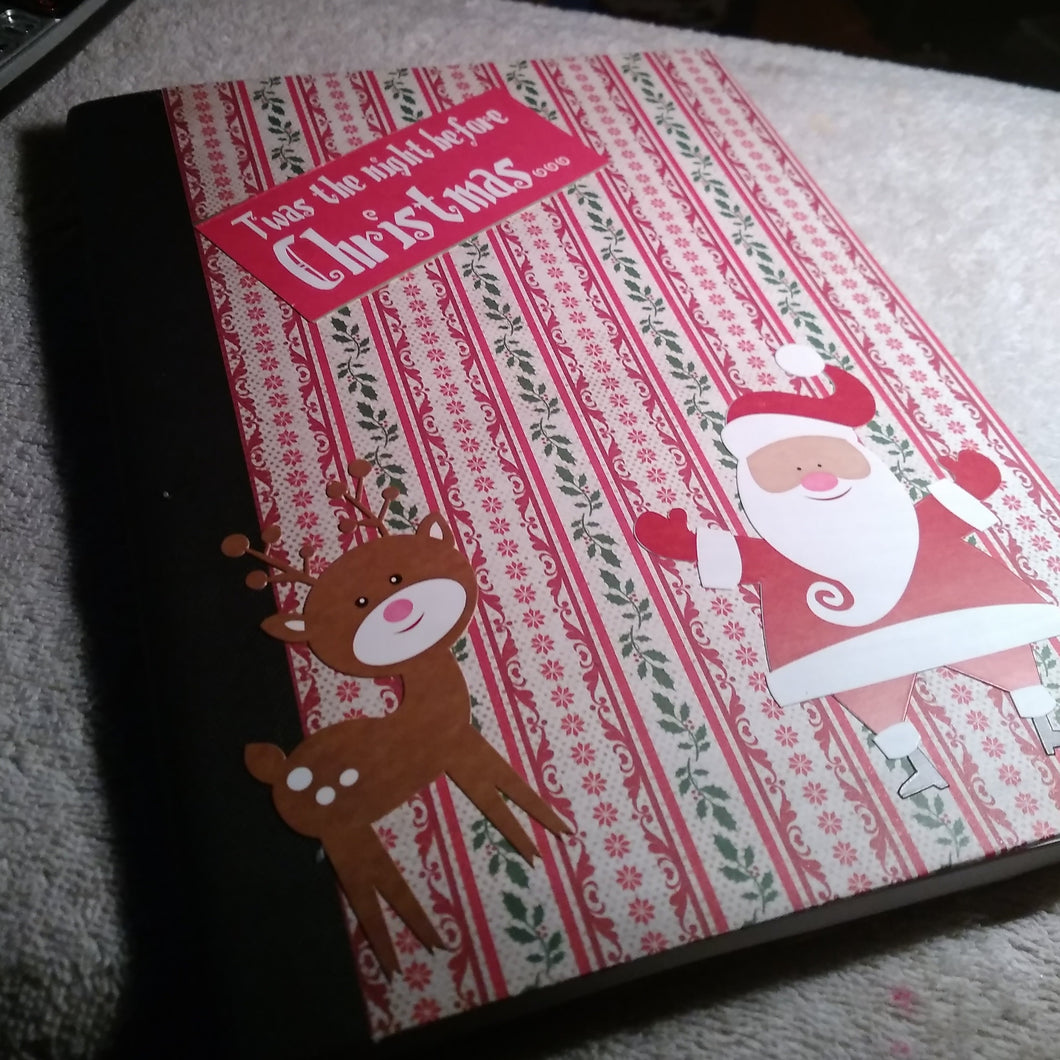 Composition Notebook Altered 'Twas the Night Before Christmas