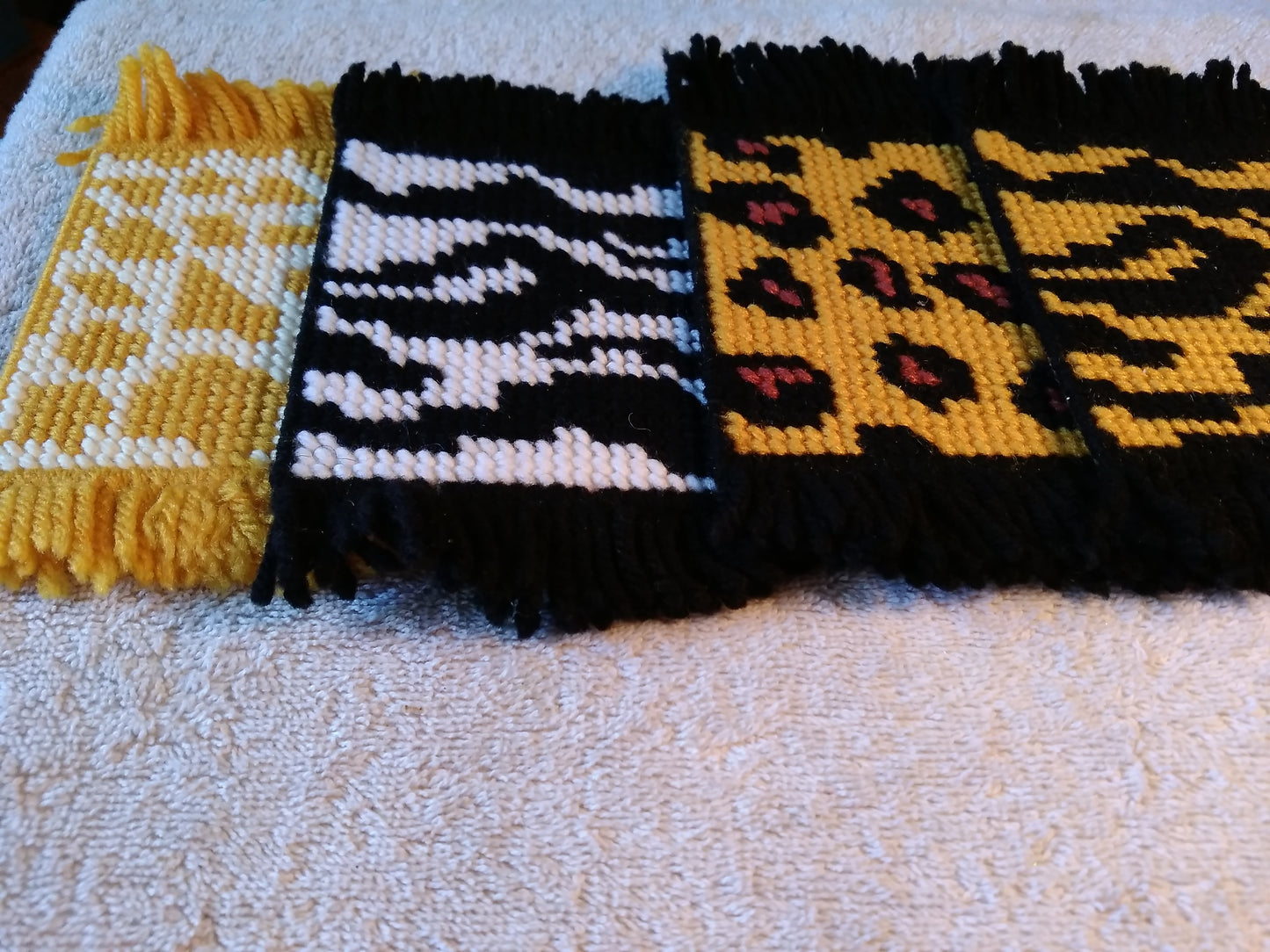 Animal Prints Rug Coasters