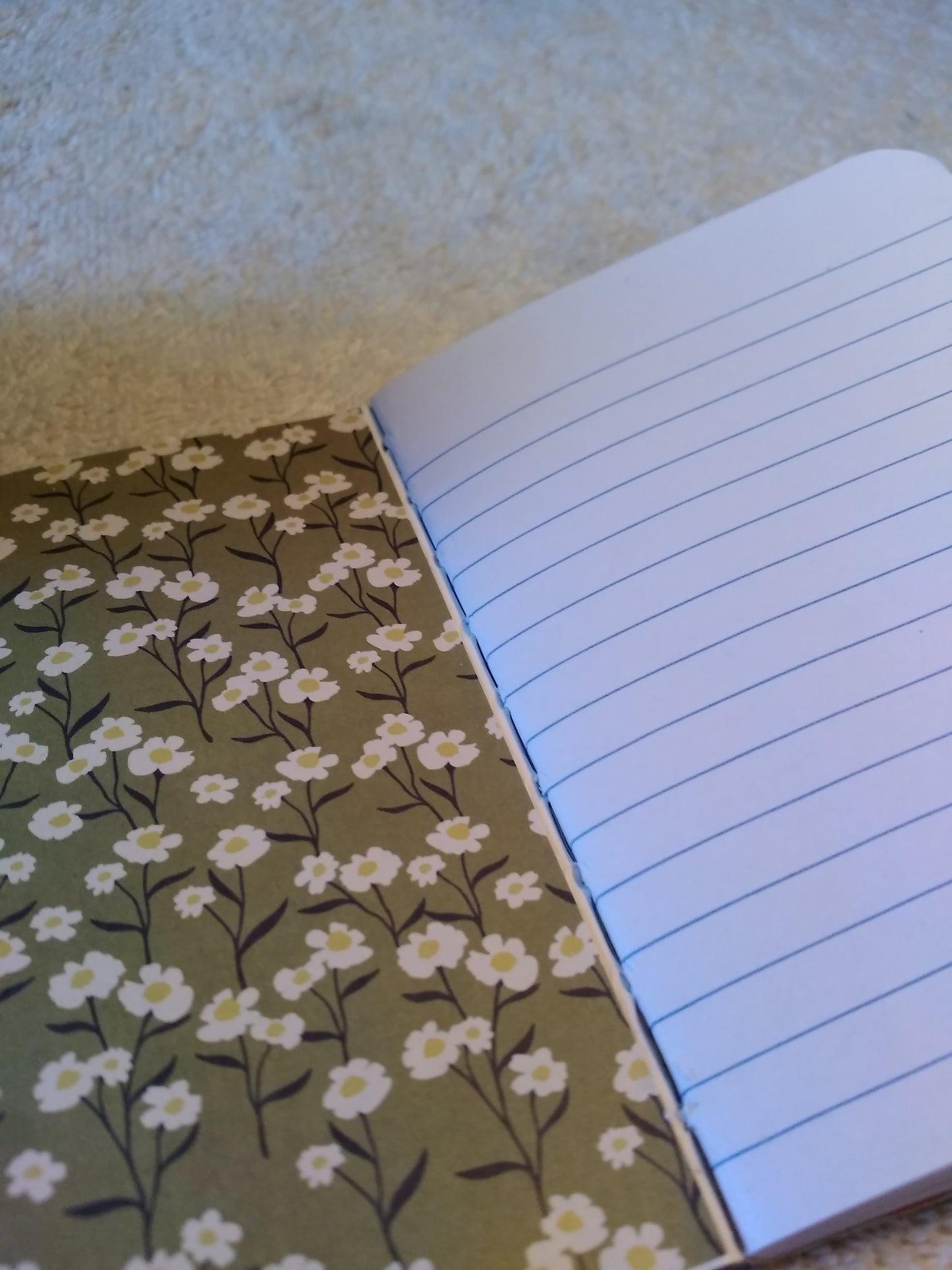 Mini Composition Notebook Baby Ducks Altered