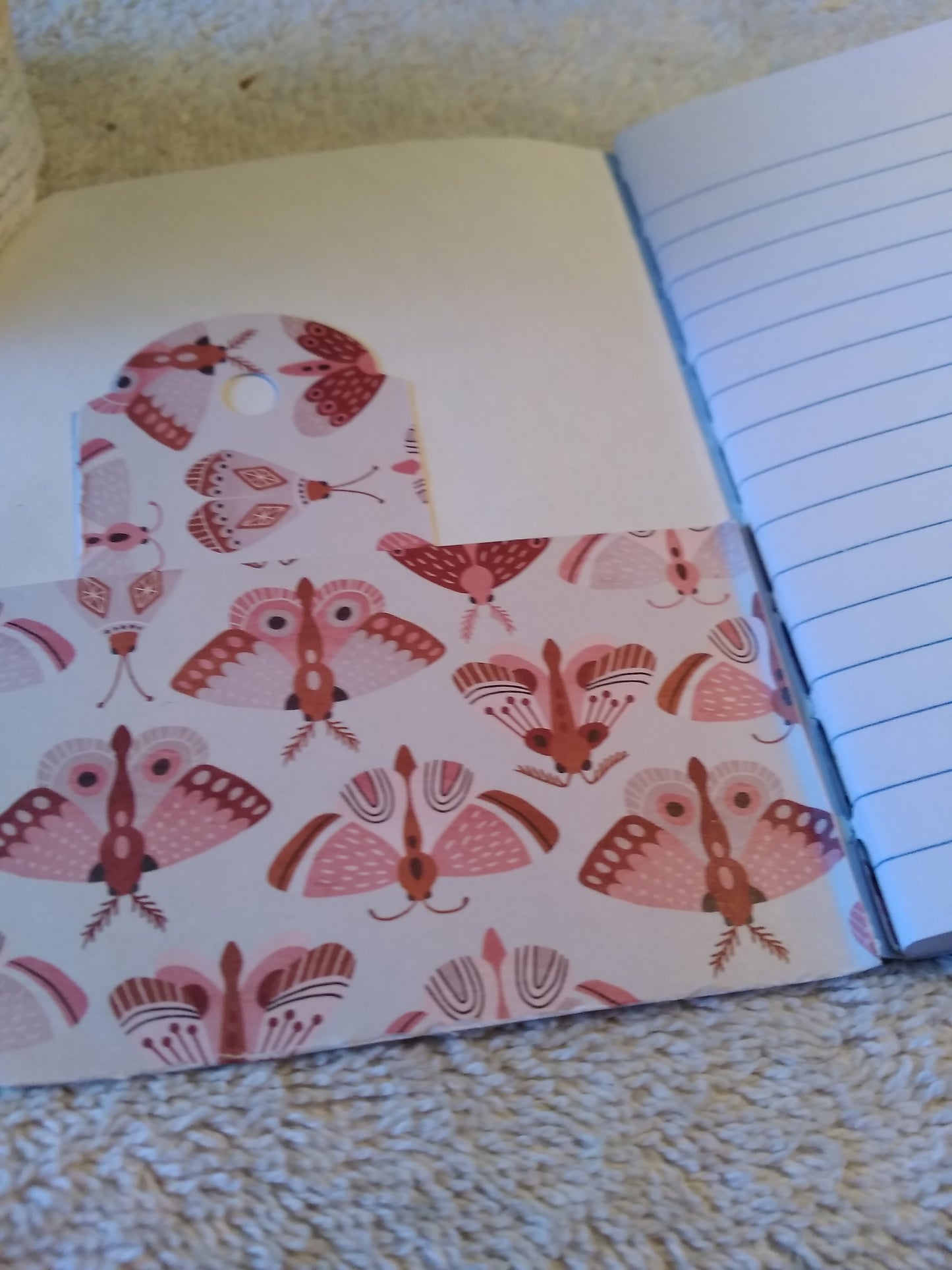 Mini Composition Notebook Mirror Bird Altered