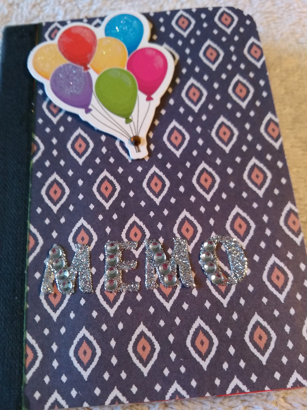 Mini Altered Composition Notebook Balloons
