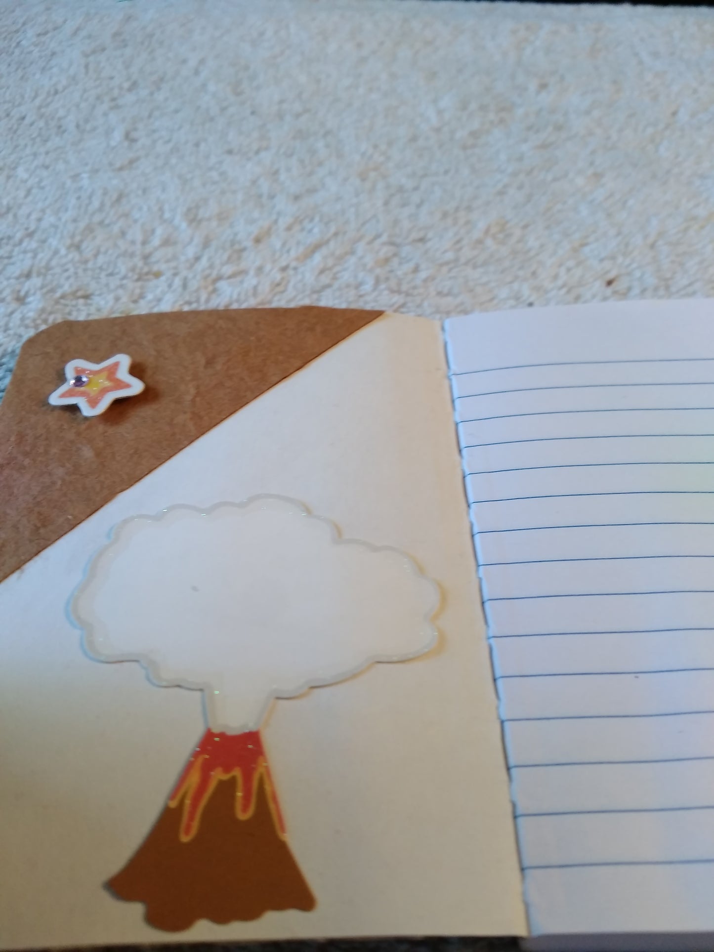 Mini Altered Composition Notebook Balloons