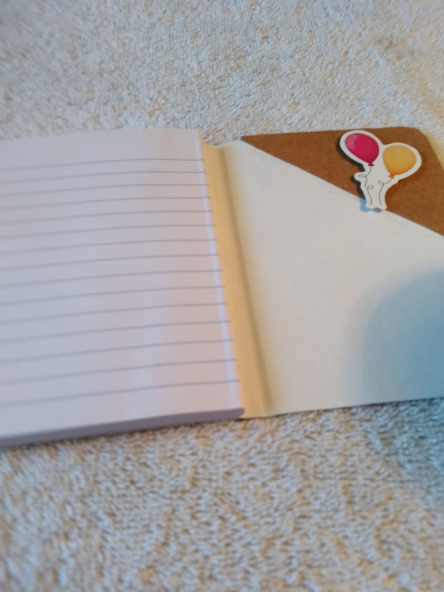 Mini Altered Composition Notebook Balloons
