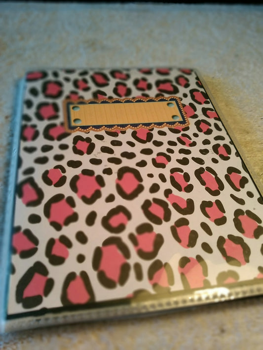 Pink Leopard Print Photo Album