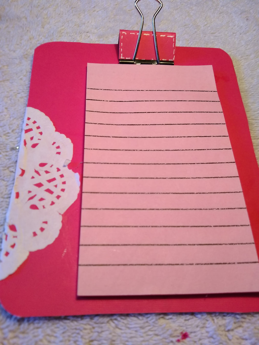 Red Mini Clipboard