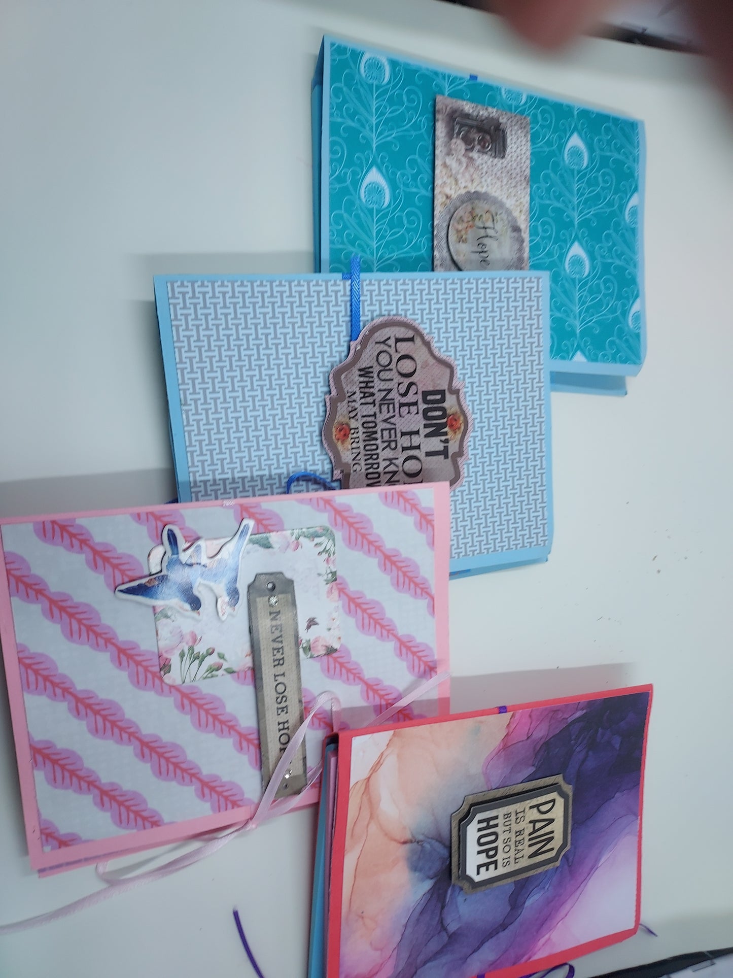 "Handcrafted Inspiration: Handmade Note Pads for Daily Motivation"