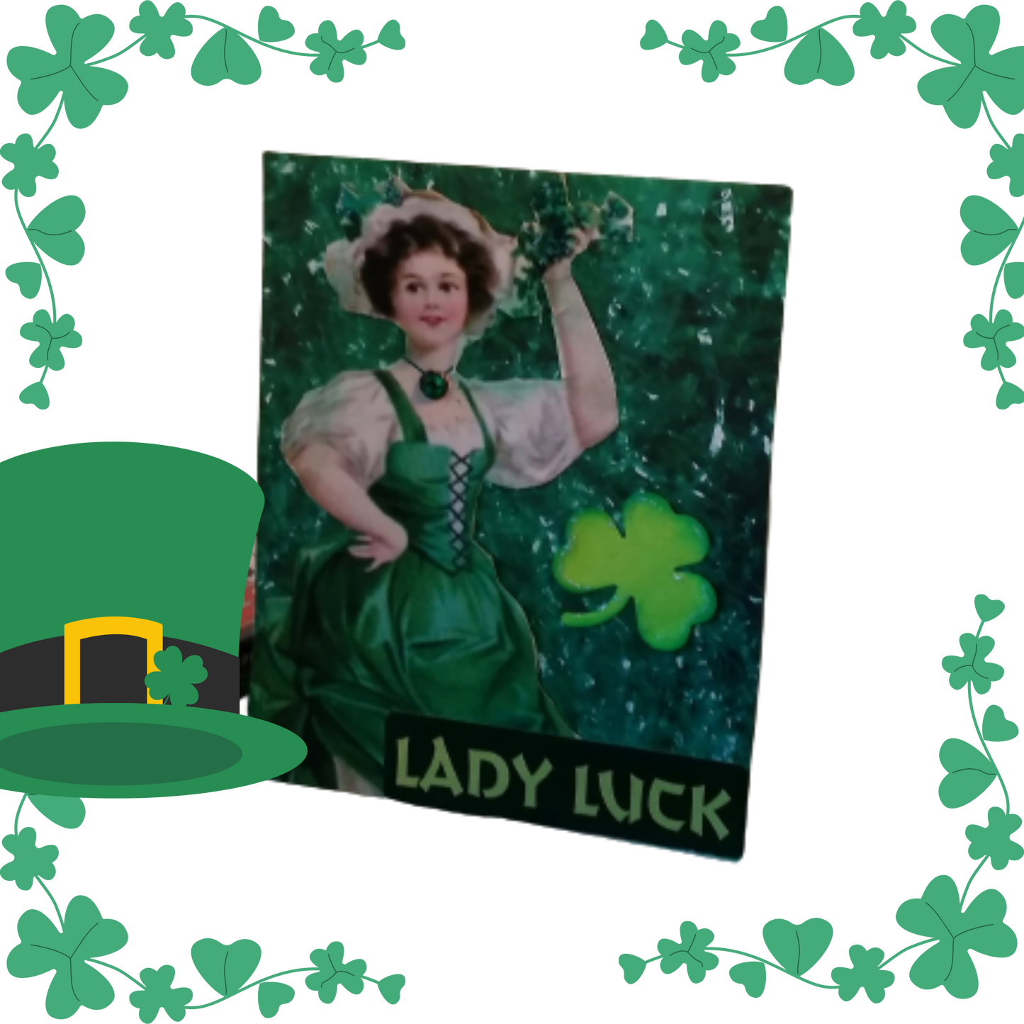 Lady Luck St. Patrick's Day Card