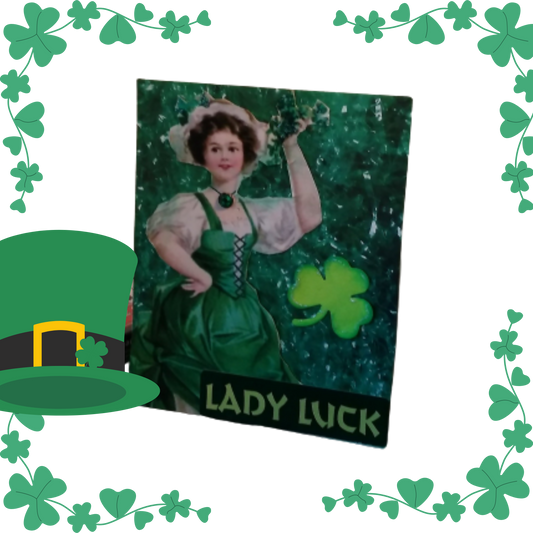 Lady Luck St. Patrick's Day Card