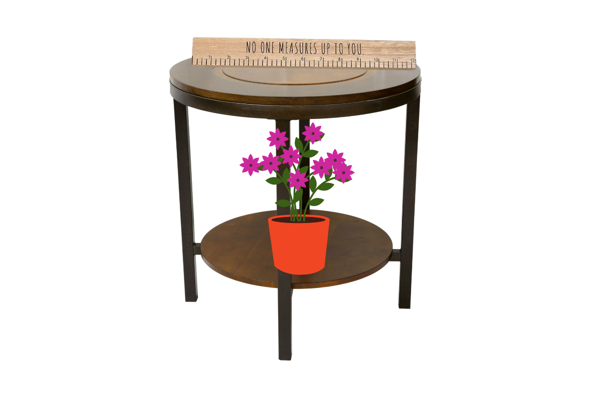 Wood Word Block Home Decoration