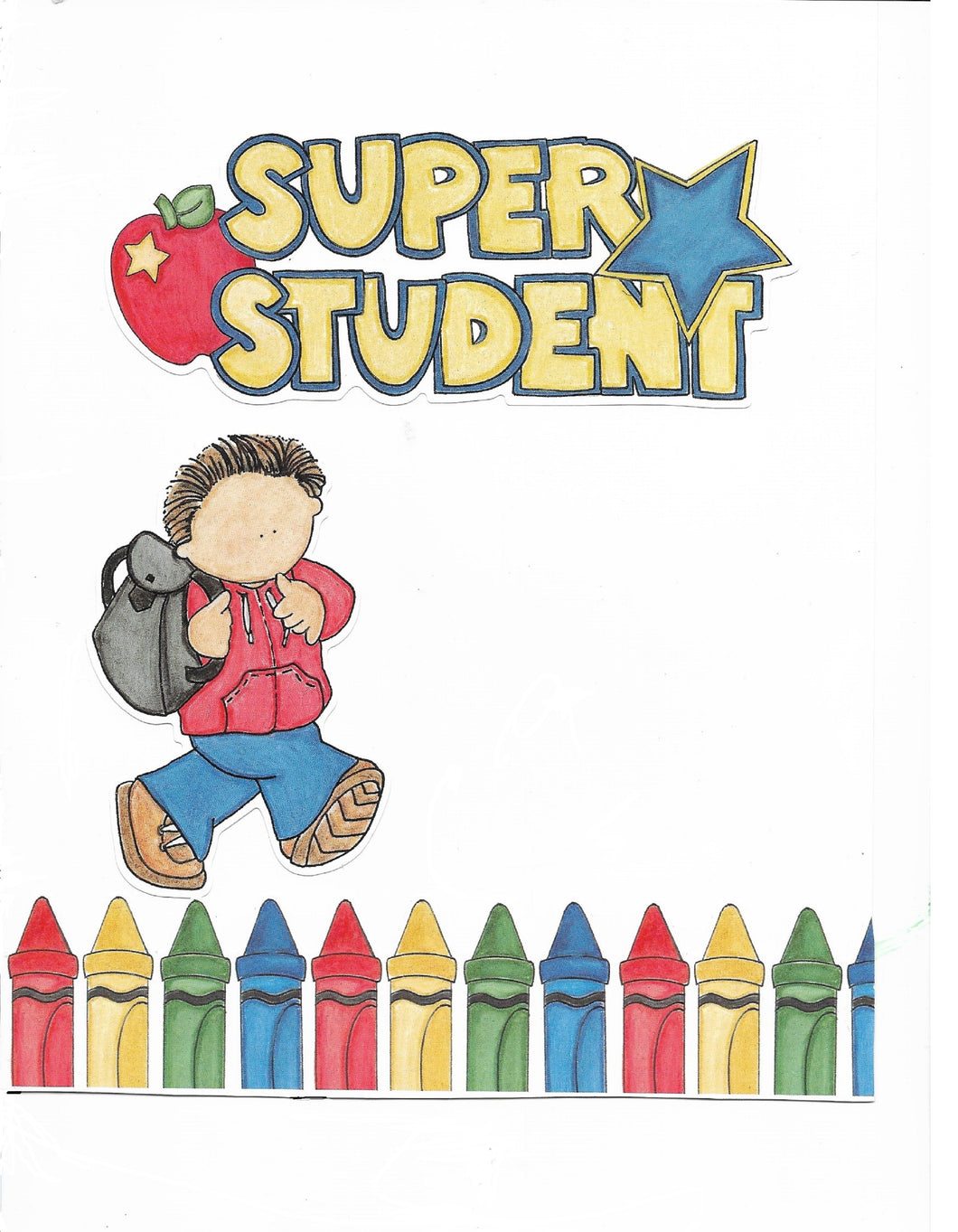 Super Student Layout Page
