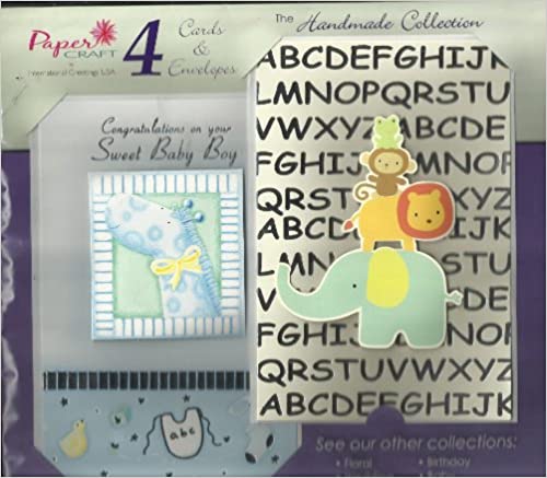 Paper Craft Sweet Baby Boy and Baby Girl