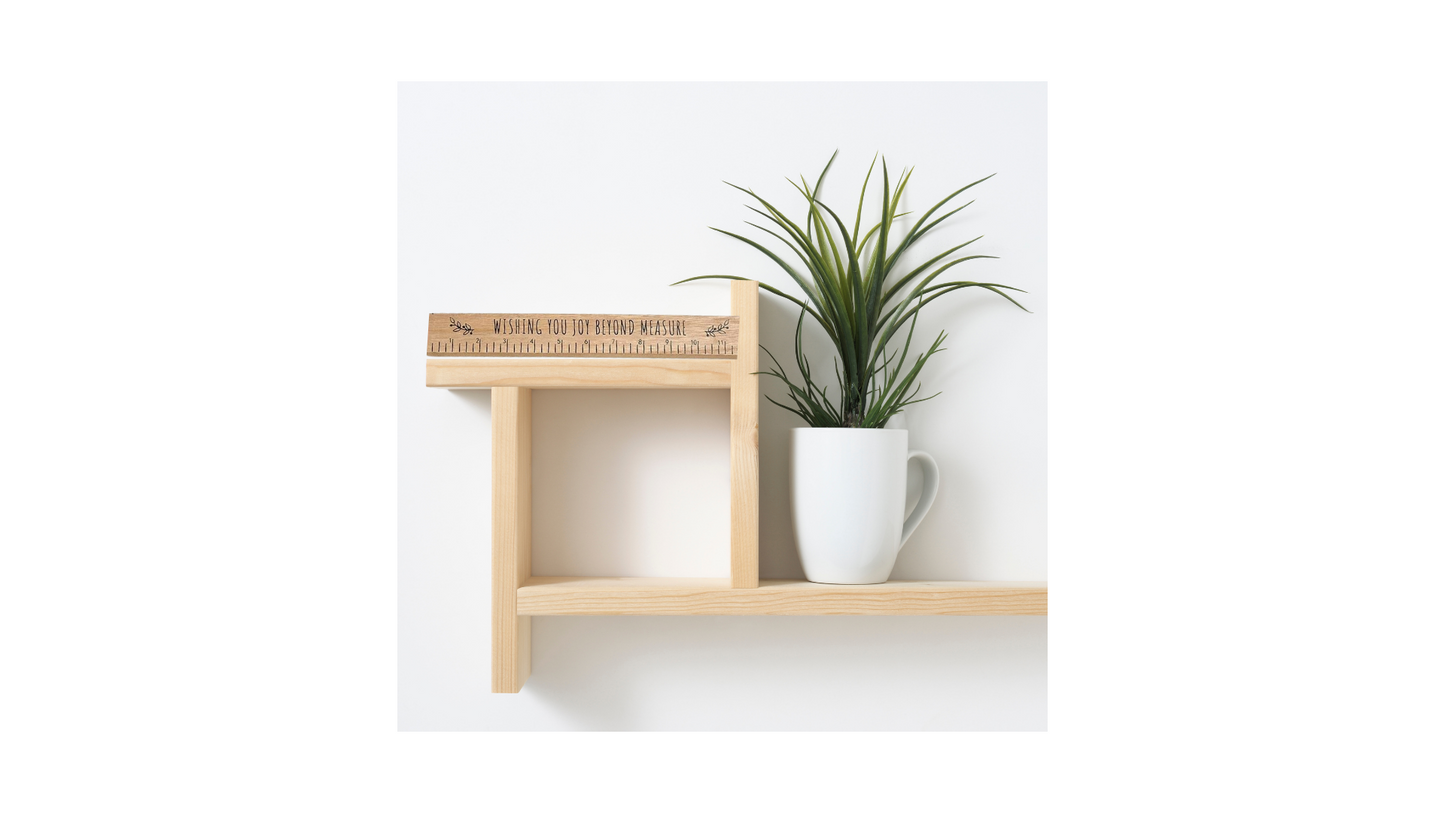 Wood Word Block Home Decoration