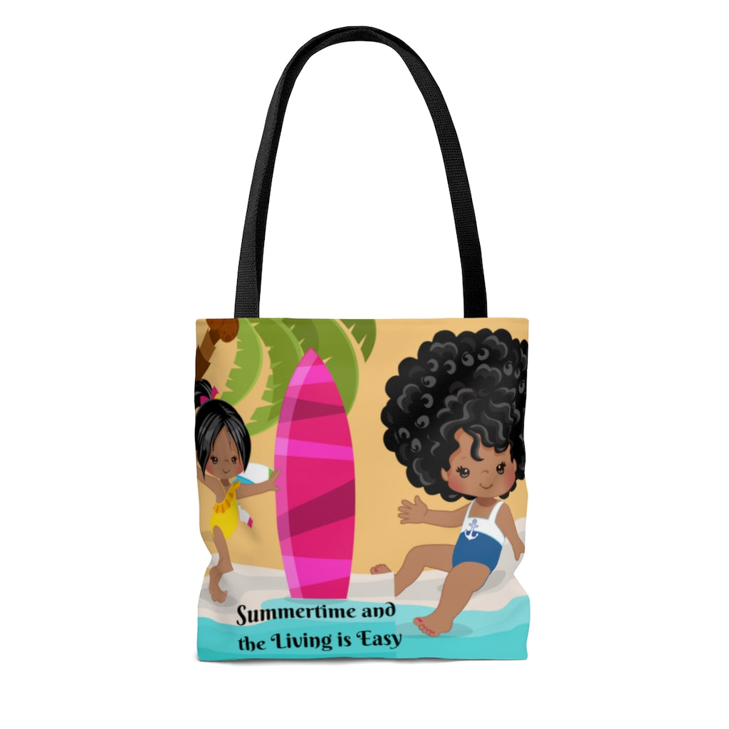 Summertime and the Living is Easy AOP Tote Bag