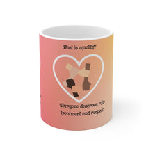 Load image into Gallery viewer, Equality Experience Ceramic Mug (EU)
