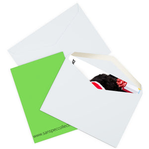 Greeting Cards (5 Pack) Christmas Card Santa's Senior Helper
