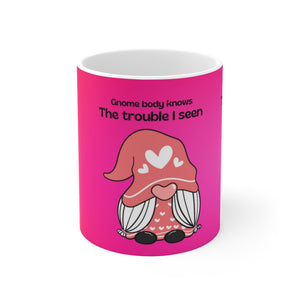 Gnome White Ceramic Mug