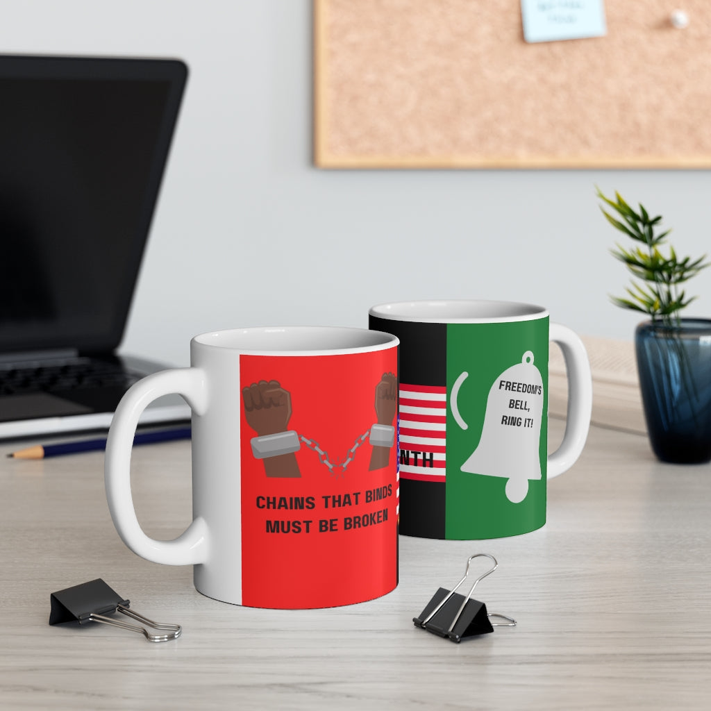 Juneteenth Ceramic Mug 11oz