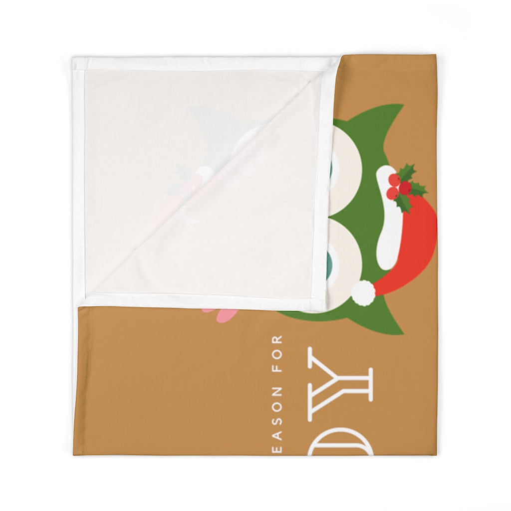 Holiday Owl Baby Blanket