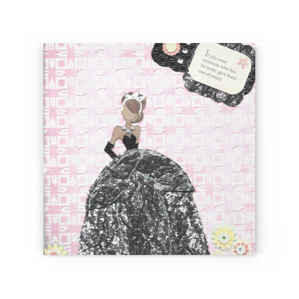 Give Them a Smile Wood Canvas