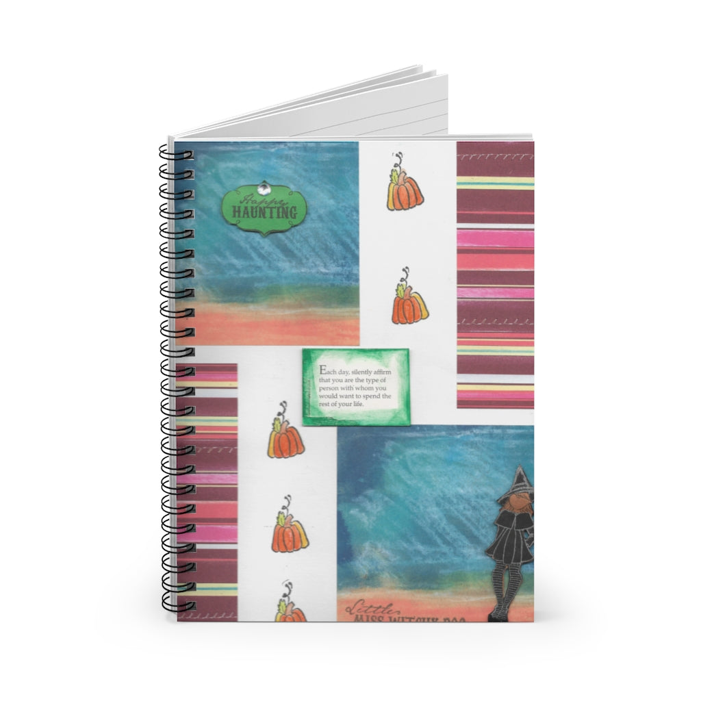 Happy Haunting Spiral Notebook - Ruled Line
