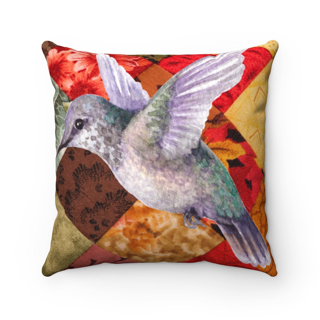 Faux Suede Square Pillow