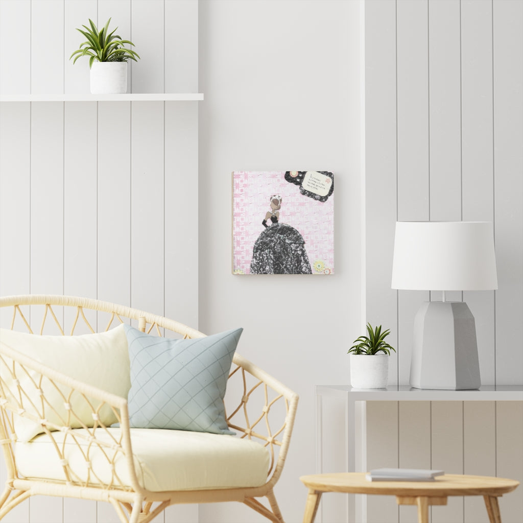 Give Them a Smile Wood Canvas