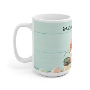 " WHAT DOES THE FOX SAY" Holiday Ceramic Mug (EU)