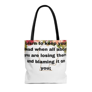 Rudyard Kipling "If" AOP Tote Bag