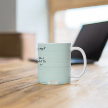 Load image into Gallery viewer, &quot; WHAT DOES THE FOX SAY&quot; Holiday Ceramic Mug (EU)
