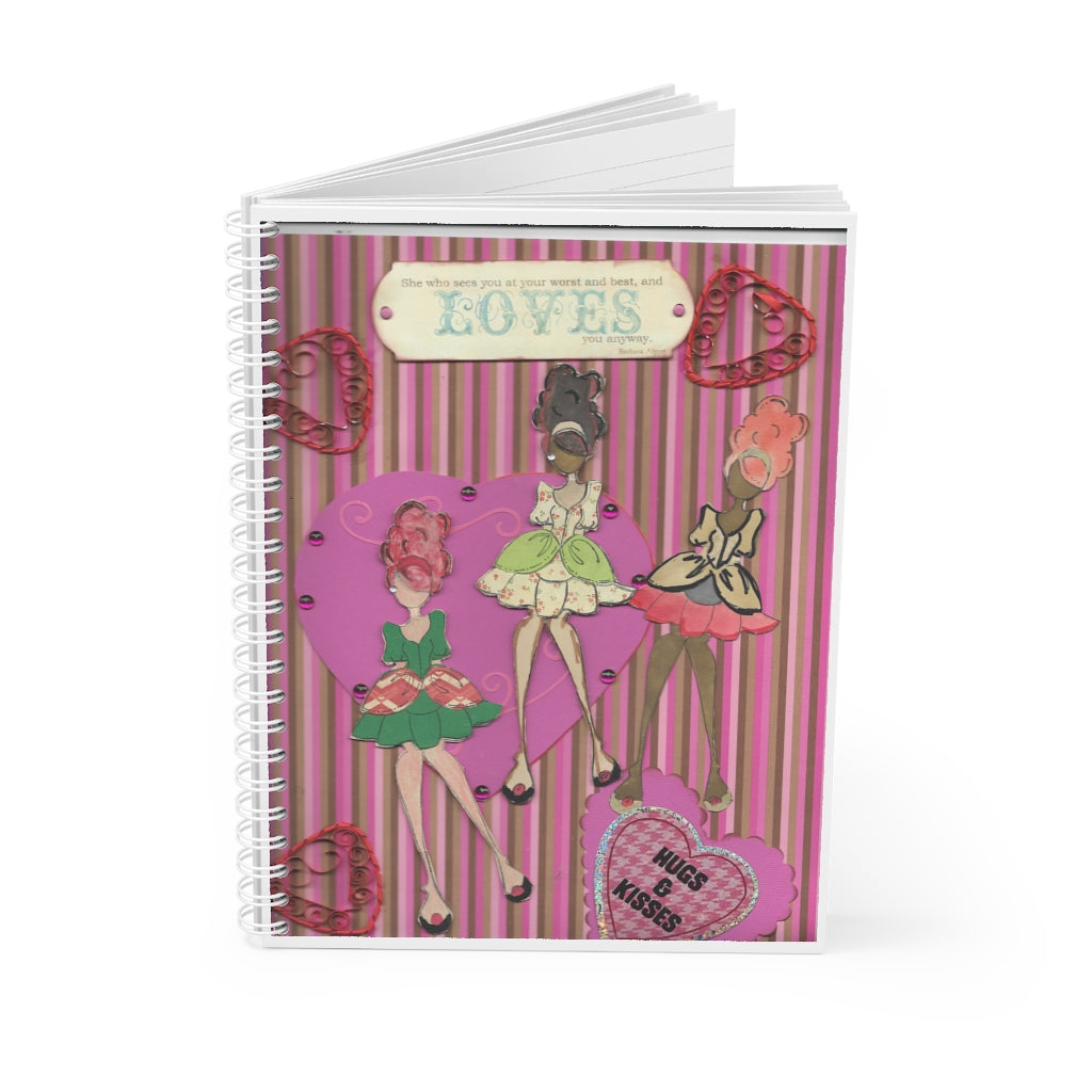 Spiral Journal Hugs & Kisses