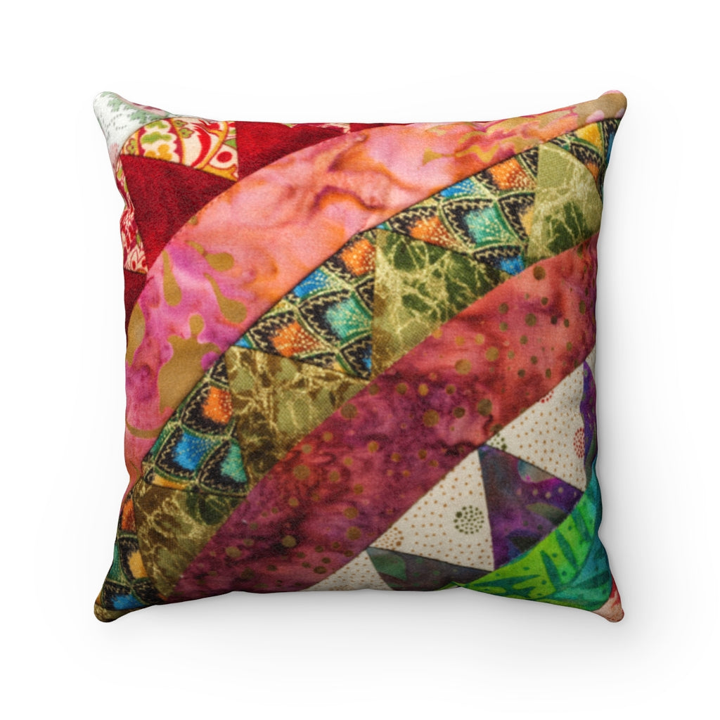 Faux Suede Square Pillow