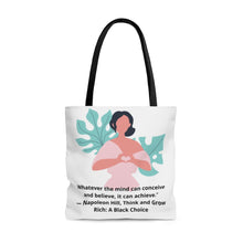 Load image into Gallery viewer, Your Mind Can Achieve AOP Tote Bag
