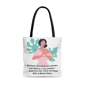 Your Mind Can Achieve AOP Tote Bag