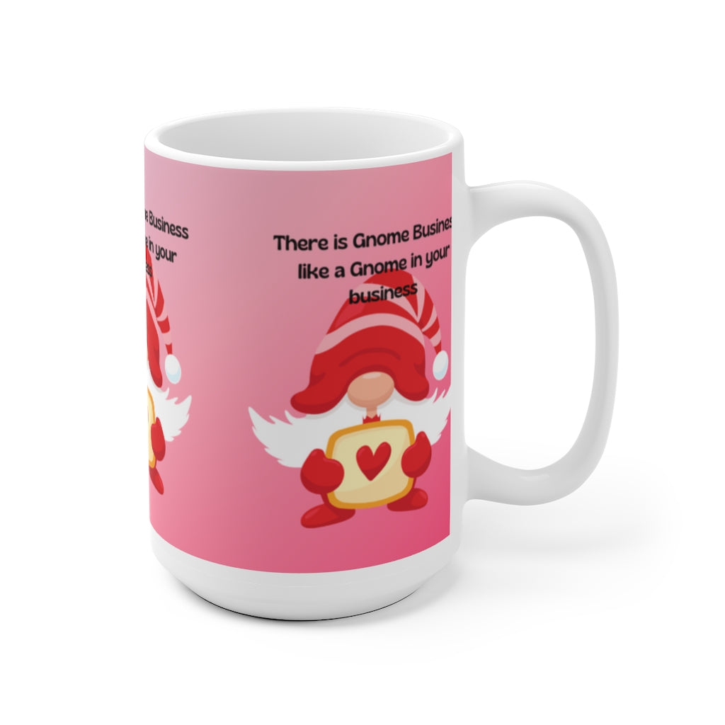 Gnome White Ceramic Mug